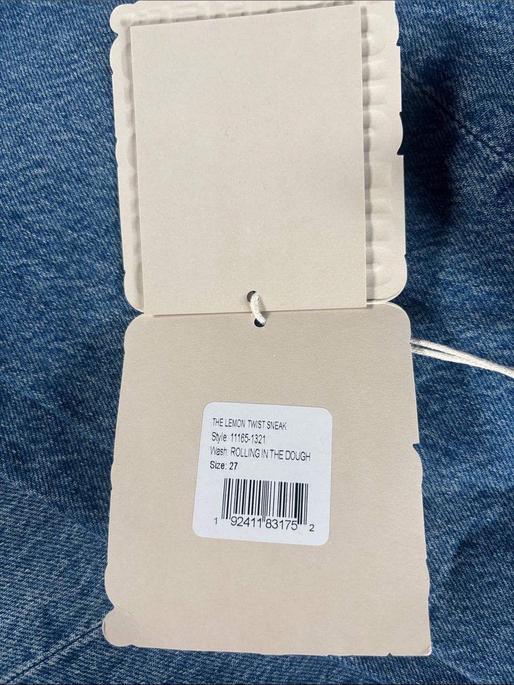 MOTHER Lemon Twist Sneak size 27 NWT - Picture 2 of 2